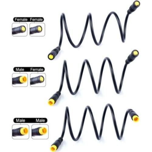 EBike Electric Bicycle 3 Pin Sensor Thumb Throttle Extension Cable For BAFANG BBS01B BBS02B BBSHD Brake Lever Gear Mid Drive