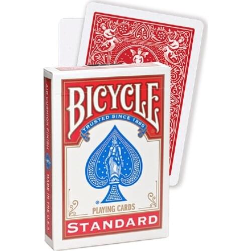 Bicycle Blank Face Red Back Playing Cards Gaff Deck Magic Cards Poker Size Special Magic Props Magic Tricks for Magician