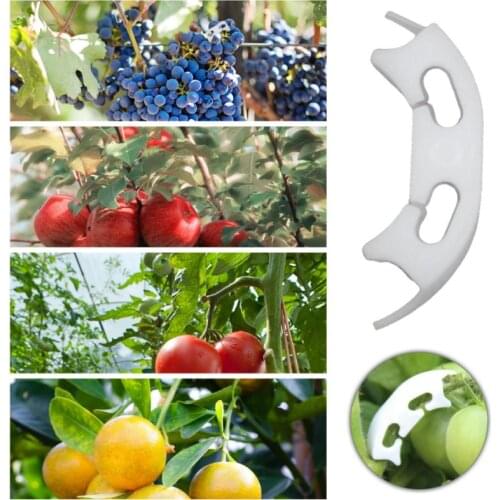 50pcs/lot Vegetables Tomato Fixing Clips to Prevent Bending Support Clamp Fruit Flower Plant Seedling Reinforcement Clips Hot