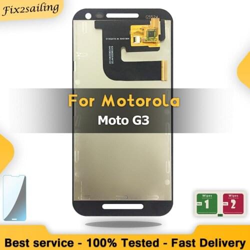 100% LCD Display For Motorola MOTO G3 G 3rd Gen XT1544 XT1550 XT1540 XT1541 Lcd Screen Replacement Digitizer Assembly Tested
