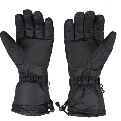 Winter Thermal Gloves Waterproof Electric Heated Gloves Battery Powered For Ski Climbing Heating Gloves LH