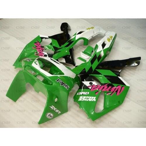 Zx6r 1994 - 1997 Fairings Zx6r 1996 Motorcycle Fairing 636 Zx-6r 96 97 Green Black White Fairing