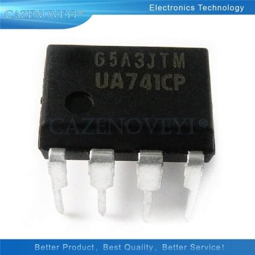 10pcs/lot UA741CN UA741CP UA741 DIP-8 In Stock