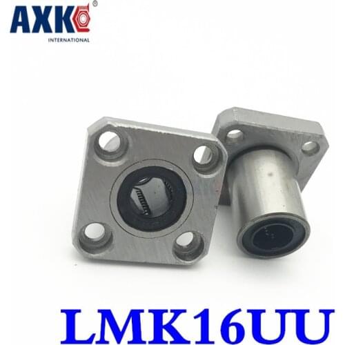 2021 Real Direct Selling Steel 2 Pcs Lmk16uu 16mm Flange Bearing For Shafts Cnc Linear Bearings Bush