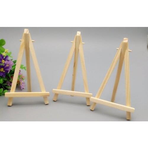 8*15cm Mini Wood Artist Painting Easel For Photo Painting Postcard Display Holder Frame Cute tool F20174035