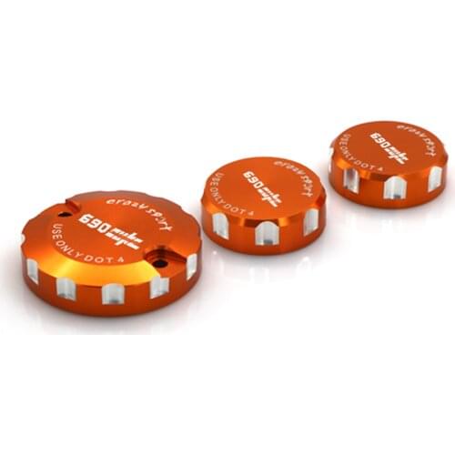 Motocycle Accessories Oil Fluid Cap Tank Cup For KTM 690 DUKE 2008-2010 2009 Front Rear Brake Cylinder Cover Reservoir