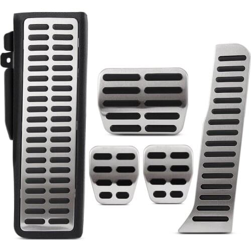 Car Gas Brake Rest Pedal Car Pedals for Volkswagen Vw Golf 5 6 MK5 MK6 Jetta MK5 Scirocco CC TIGUAN Toureg for Skoda Octavia A5