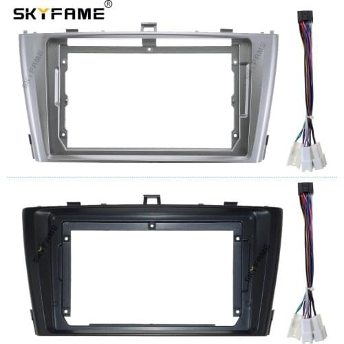 Car Radio Fascia Frame Cable For TOYOTA Avensis 2009-2015 Stereo Android Dashboard Kit Face Plate