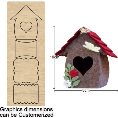Castle wooden die-cutting clipboard craft knife die compatible with most manual die-cutting