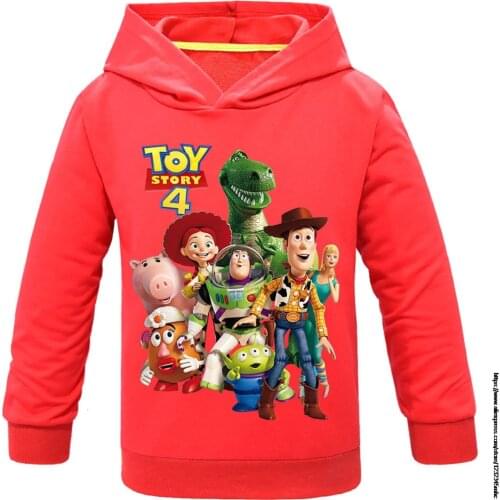 3D printed childrens hoodie Toy Story 4 printing sweatshirt long-sleeved shirt autumn and winter new hoodie