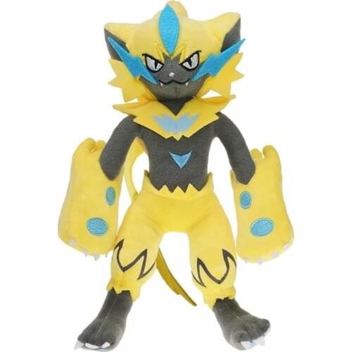 Pokemon 32CM Zeraora Movable hands and feet Anime Action Figure Toys Dolls Child Birthday Gift
