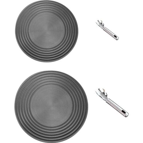 Induction Converter Heat Diffuser Simmer Ring Plate Kitchen Food Thawing Plate Cooking Diffuser with Anti-hot Clip