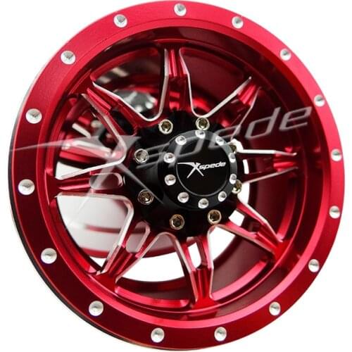 Xspede Axial SCX10 II 90046 90047 TRX-4 aluminum lock tire wheels 1.9 inches-2 pcs