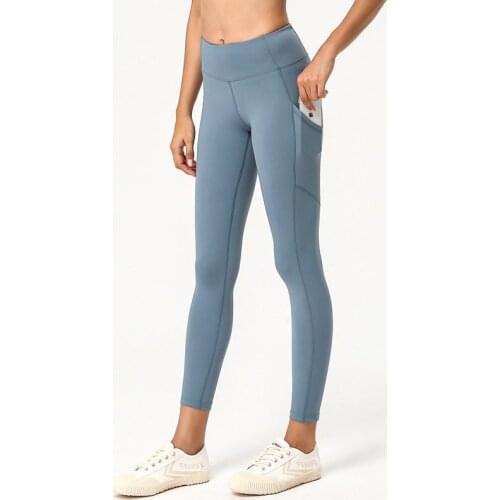 CHRLEISURE Yoga Leggings Sport Women Fitness Pocketed Push Up Leggings Casual Cozy Aesthetic Leggings