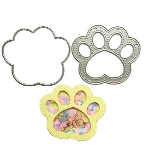 Dog Cat Footprint Metal Cutting Dies 2020 Stencils For Scrapbooking Stencils DIY Album Cards Decoration Embossing
