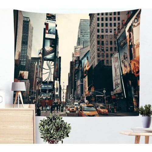 Roman Colosseum Tower Venice Modern City New York Home Decor Wall Rural Scenery Tapestry Wall Hanging Beach Towel Tapestry
