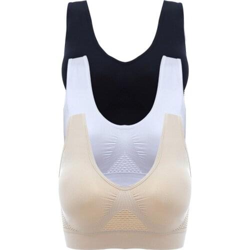 Sexy women push up BREAST bra big size backless bras plus size wireless brassiere breathable seamless bra 1pcs wfws06
