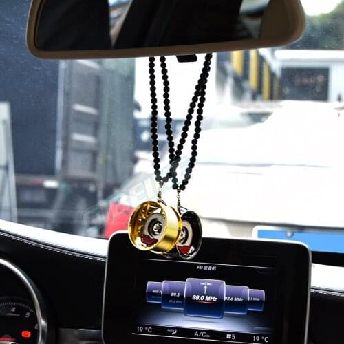 Car Hanging Accessories Stainless Steel Stylish Tire Pendant Auto Car Lover