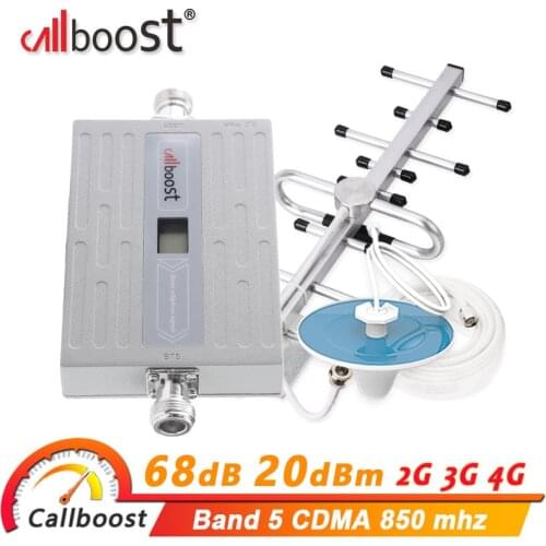 Callboost cellular signal repeater 3g 850 mobile phone signal booster cell amplifier signal 2g 3g internet band 5 network boost