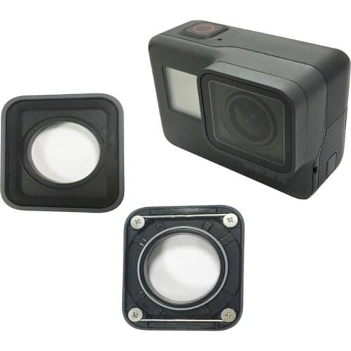 Replacement Lens Cover for GoPro HERO5 Camera - Black Aluminum Alloy Glass Lens Glass For GoPro HERO 5 Protective Cover