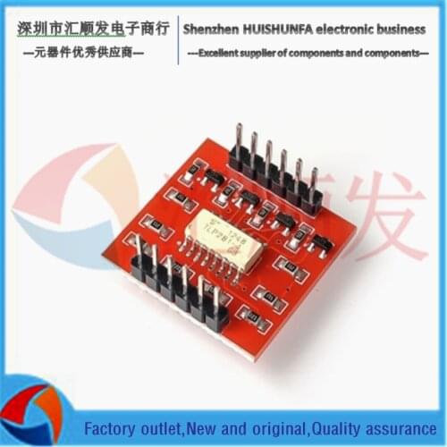 TLP281 4-channel optocoupler isolation module high and low level extension board electronic building block module