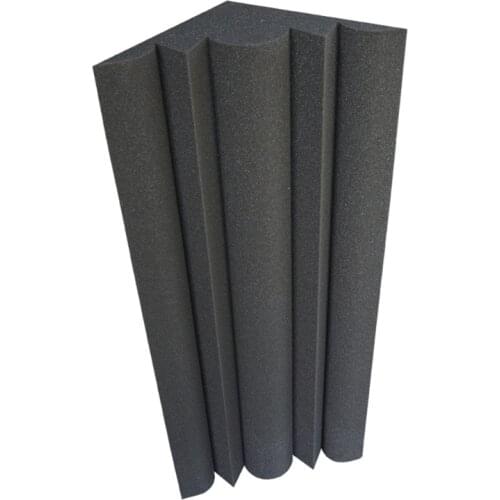 12pcs Corner Acoustic Soundproof Foam High Density Flame Retardant Bass Trap Sound Absorption Wall Padding M7DA