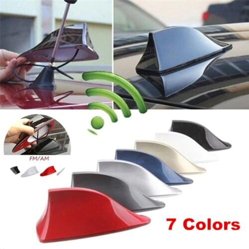 Universal Car Radio Shark Fin Car Shark Antenna Radio FM Signal Design Aerials Antenna Car Styling For All Car Models