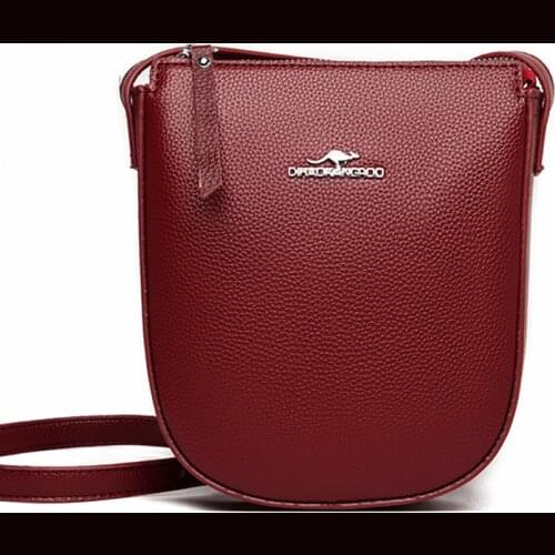 High Quality Small Crossbody Bags Women Soft Leather Handbag Fashion Solid Color Shoulder Bag Female Sac Designer Messenger Bags