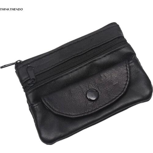 Womens Short Small Wallet Ladies Leather Purse Key Ring Coin Card Holder Money Bag
