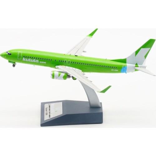 1:200 Scale B737-800 ZS-ZWA Planes Model Airplanes Kulula Airlines Alloy Aircraft Plane collectible model collection