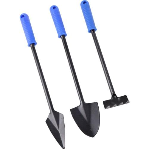 1 Set Garden Planter Kits Garden Plants Mini Cultivating Transplanting Kit Succulent Bonsai Seedling Shovel Rake Spade Tools