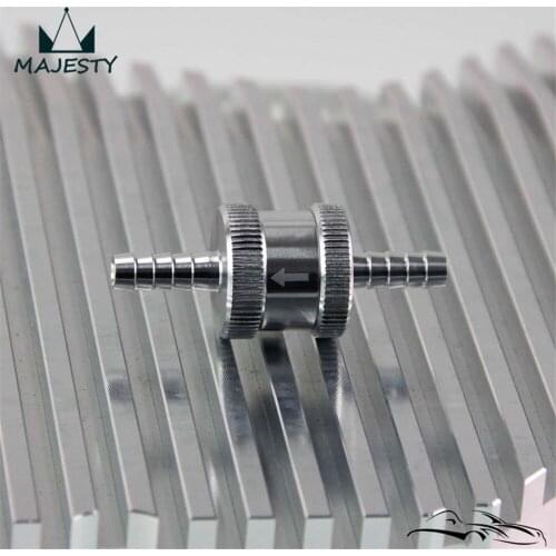 1PCS Aluminium 6mm 1/4" Non Return Check Valve One Way Petrol Fuel Diesel