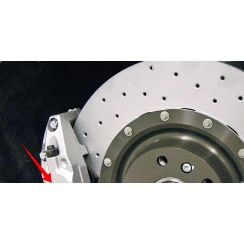 2x Car Styling Locotive Automobile Wheel Decal for F1 Brakes Lock