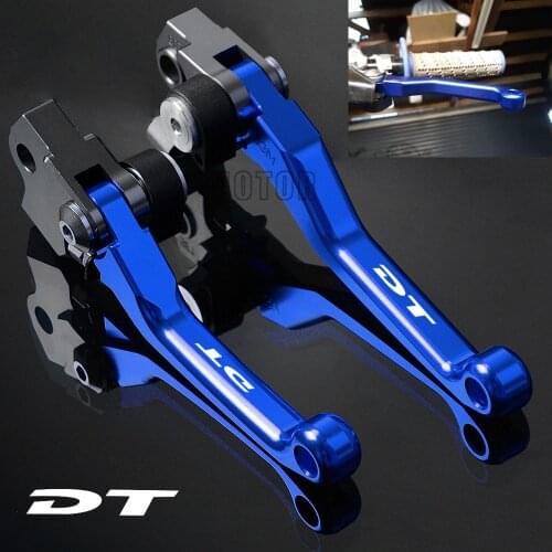 For Yamaha DT125/DT200/DT230 LANZA DT 125/200/230 CNC Aluminum Motorcycle Dirtbike Dirt Bike Motocross Pivot Brake Clutch Levers