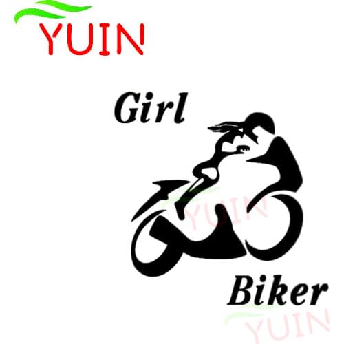 Car Sticker Sexy Powerful Girl Biker Popular Design Decals Fashion Decoration Zero Defect Skillful Auto Supplies Sunscreen Decal