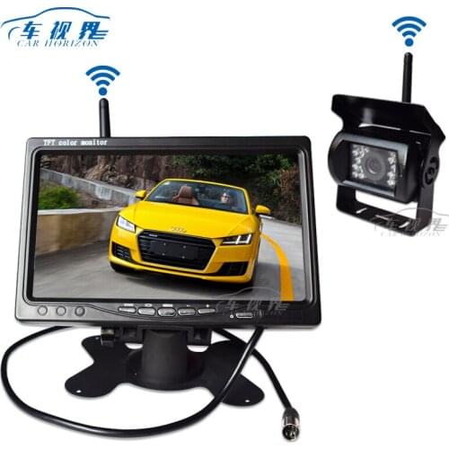 7 inch Wireless Monitor for Bus truck wireless receiver Camera with wifi