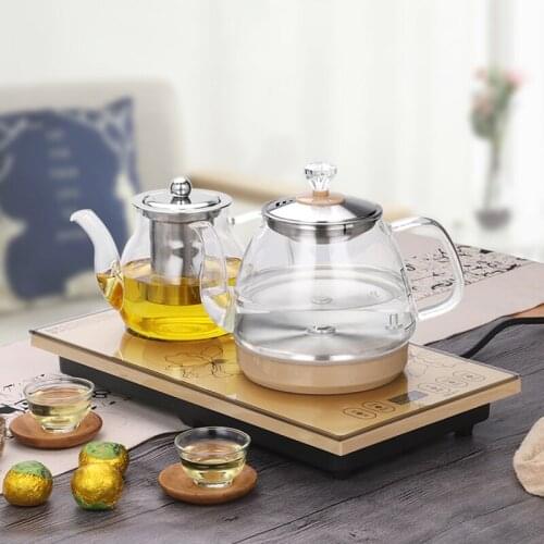 Household Electric Kettle Automatic Bottom Water Kettle Water Injection Coffee Table Integrated Tea Set Induction Cooker
