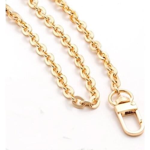 New O Shape Bag Chain 6mm Metal Replacement Purse Chain Shoulder Crossbody Bag Strap for Cluth Small Handbag Handle DIY Fashion