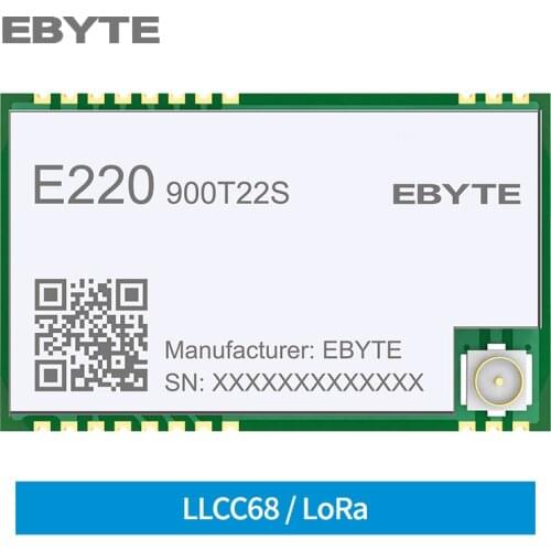 E220-900T22S IOT Board Wireless LoRa Module RSSI ISM 868MHz 915MHz 22dBm FSK SMD UART Interface IPEX Antenna Anti-interference