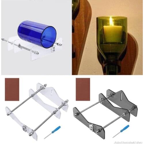 DIY Glass Bottle Cutter Machine for Cutting Wine Beer Liquor Many Glass Bottles Complete Bundle for Handicraft Projects Dropship
