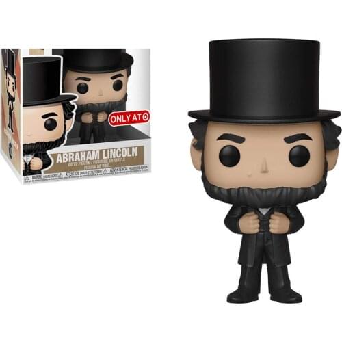 Funko Abraham Lincoln 10# Vinyl Action Figures Brinquedos Collection Model Toys