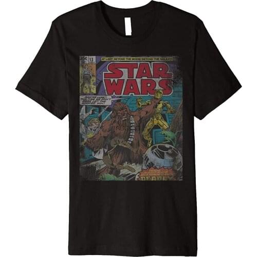 Chewbacca Wookiee Win Retro Comic Cover Premium T-Shirt
