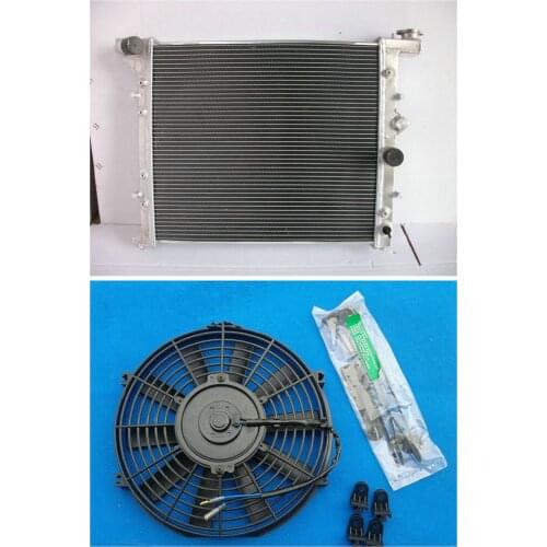 HOT SELLING Alloy Aluminum Radiator+Fan For TOYOTA MARK II JZX90 MT 2.5L 1992-1996 92 93 94 95 96