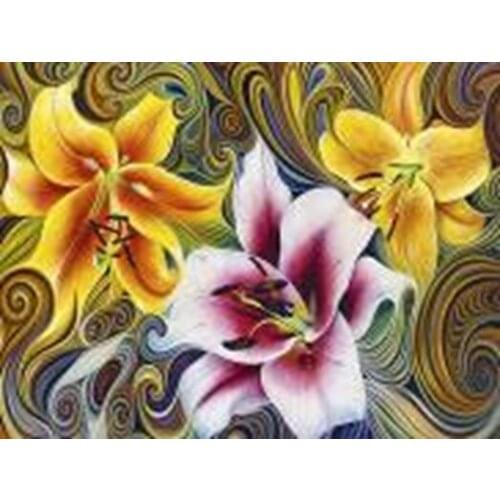 Colorful flowers DIY Crystal full 5D plastic diamond painting cross stitch kit art 3Dmosaic square rhinestone