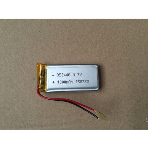 3.7V polymer lithium battery 952448 1000mah