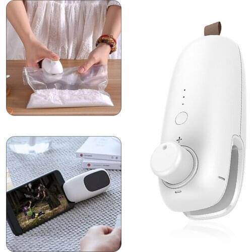 Usb Charging Portable Heating Plastic Bag Sealing Machine Cordless Handheld Vacuum Food Sealing Machine Vacuum Sealer Packer New