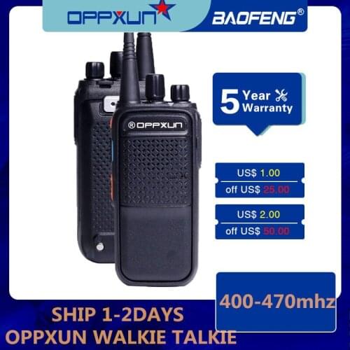 OPPXUN GD2A Pro walkie-talkie transceiver upgrade three-frequency two-way broadcast 8W high-power portable CB ham radio HF FM