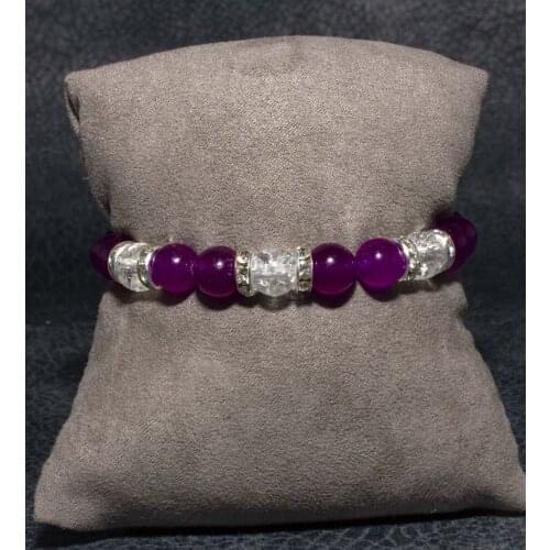 Serenity Wristbands Natural Stone Series Amethyst-Najaf