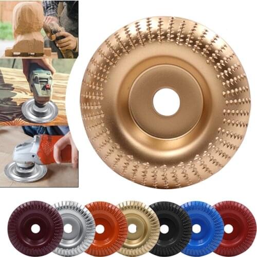 Wood Grinding Grinder Disc Tungsten Carbide Wood Carving Abrasive Sanding Rotary Tool Woodworking Power Angle Grinder Attachment