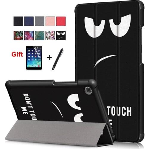 Slim Flip Case for Lenovo Tab M7 TB-7305F TB-7305X TB-7305i Magnetic Folding Cover for Lenovo Tab M7 7.0'' with Soft Film+Pen